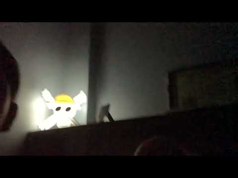 The orange light is the light of the headset