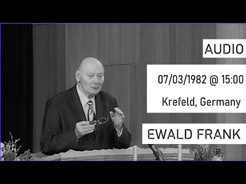Ewald Frank - Krefeld  07/03/1982 15:00 AUDIO (ENGLISH)