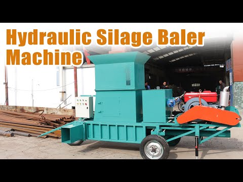 Unbelievable Speed! Watch This Hydraulic Silage Baler Work Nonstop! 🚀 #silage #farming #agriculture