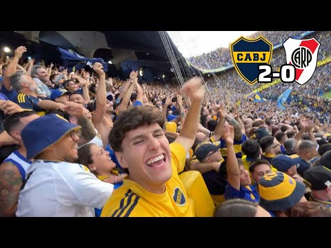 REACTION to the SUPERCLÁSICO BOCA 2-0 RIVER from La Bombonera