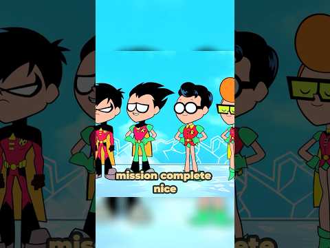 Robin calls Team Robins!?  #reels #teentitansgo #dc #funny #shorts