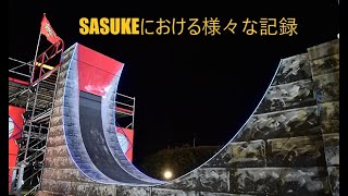 【SASUKE】SASUKEにおける様々な記録（第38回終了時点）