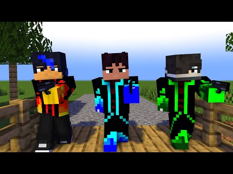 first meet yay! arigato tutu elemental aphmau friends, aaron, pierce - minecraft animation #shorts