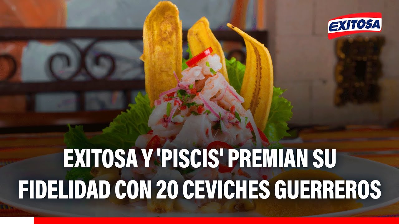 🔴🔵 Exitosa y 'Piscis' premian su fidelidad con 20 deliciosos ceviches guerreros