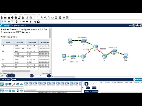 How To Configure Local AAA and VTY Access with Packet Tracer || Bangla Tutorial