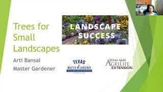 Trees for Small Landscapes (08.18.2023)