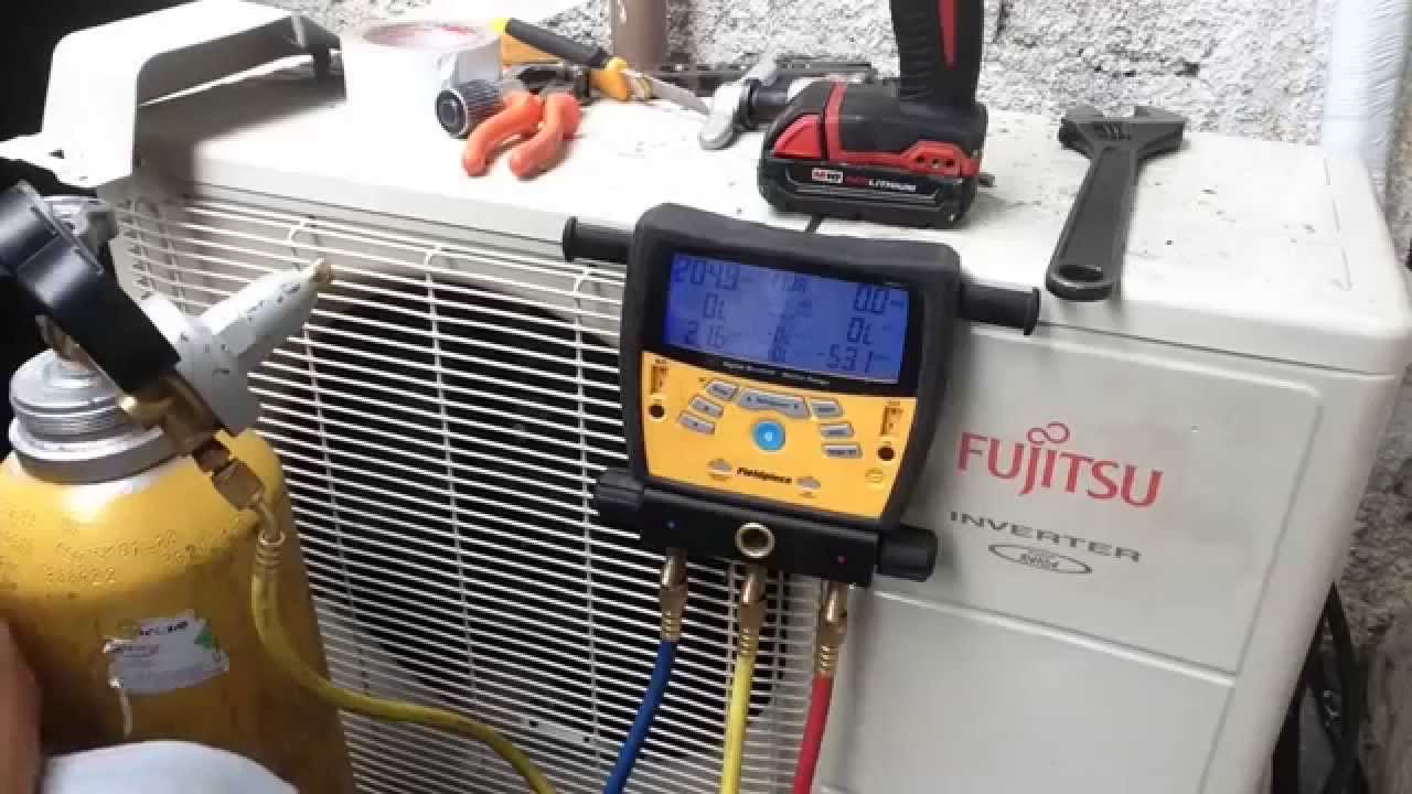 Ar condicionado Fujitsu 24.000BTU/h - Instalação