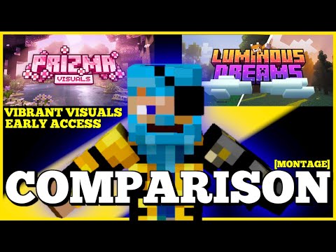 [MONTAGE] Prizma Visuals & Luminous Dreams Vibrant Visuals Texture Packs ¦ Comparison ¦ Daz Man