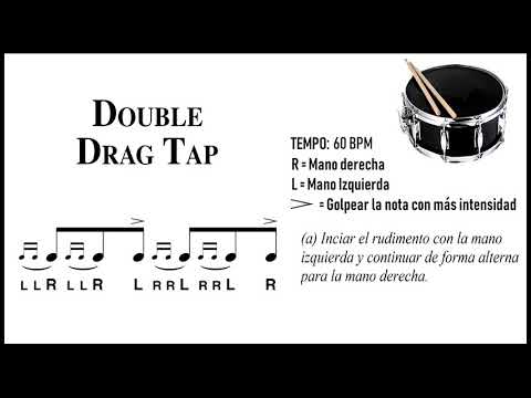 33. Double Drag Tap – 40 RUDIMENTOS | Clases de Batería