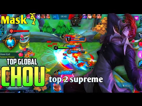 TOP 2 SUPREME! TOP GLOBAL CHOU SUPREME 2021 | MOBILE LEGENDS