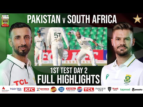 Full Highlights | Pakistan vs South Africa Test Series 2025 | 1st Test Day 2 | PCB | M2R1U