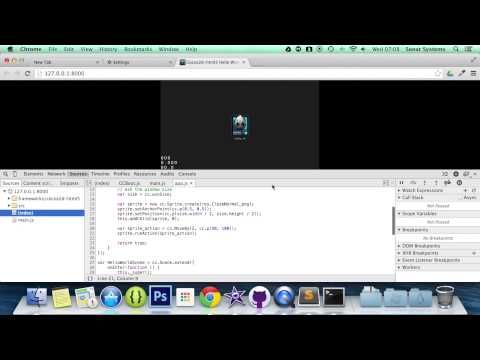 Cocos2d-JS v3 Tutorial 9 - Positioning Using MoveBy