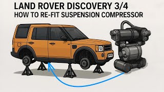 How to refit the suspension compressor on Land Rover Discovery 3 LR3