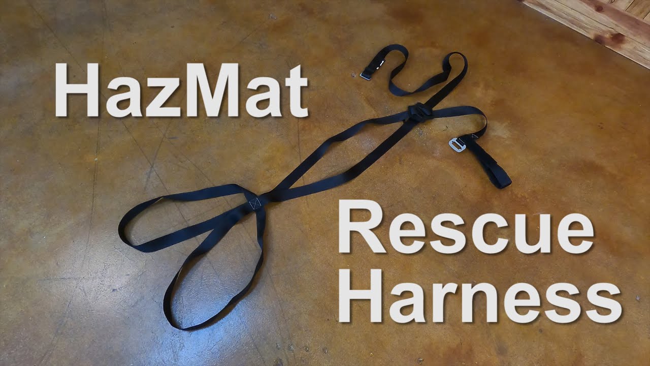 HAZMAT Recovery Strap Rescue Harness