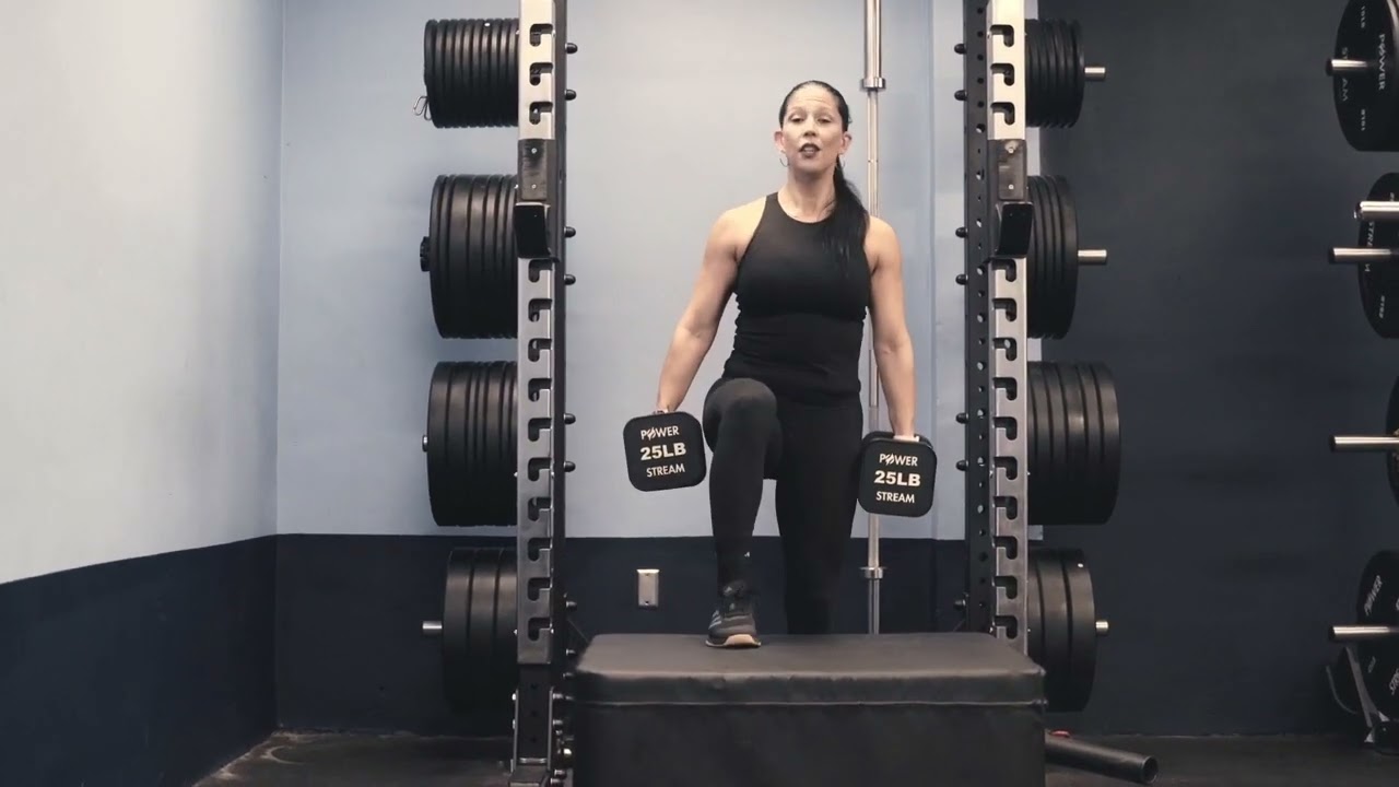 스퀘어 덤벨 스텝업