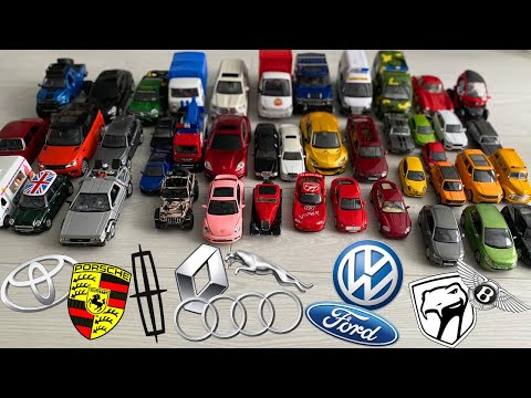 16 minutes with popular car brands - my diecast collection from yellow box
