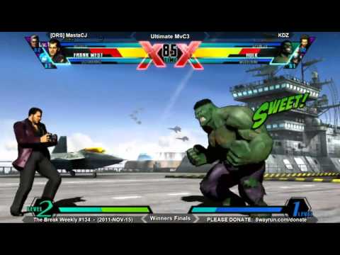 The Break Weekly #134 - UMvC3 WF - [DRS] MastaCJ VS KDZ