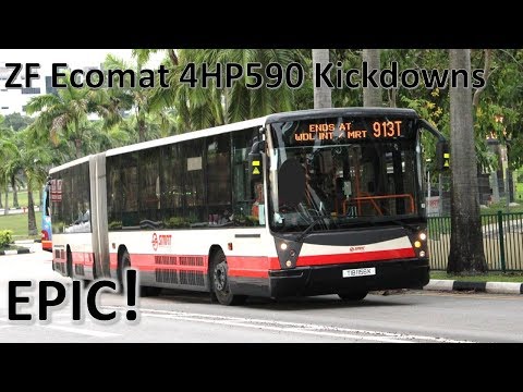 [SMRT]LOUD ZF Ecomat 4HP590 Kickdowns - TIB1156K On 913 (Mercedes Benz O405G Hispano Habit)