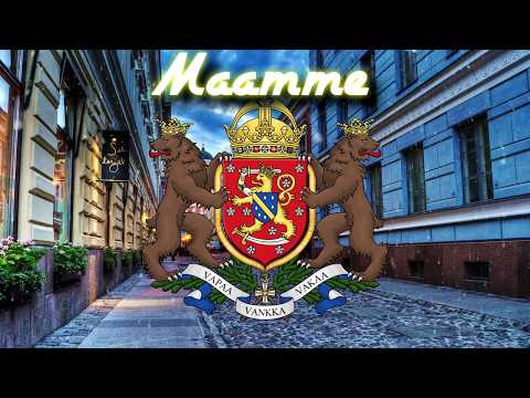 The National anthem of The Republic of Finland "Maamme|Vårt land" (HD version)