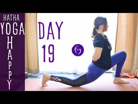 30 Minute Hatha Yoga Happiness: Check it off of your 'to do" list! Day 19 | Fightmaster Yoga Videos thumbnail