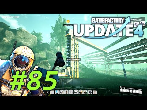 Quartz Crystals To The Factory - Let's Play Satisfactory Update 4 Part 85