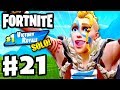 MY FIRST SOLO #1 VICTORY ROYALE! - Fortnite - Gameplay Part 21