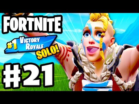 MY FIRST SOLO #1 VICTORY ROYALE! - Fortnite - Gameplay Part 21
