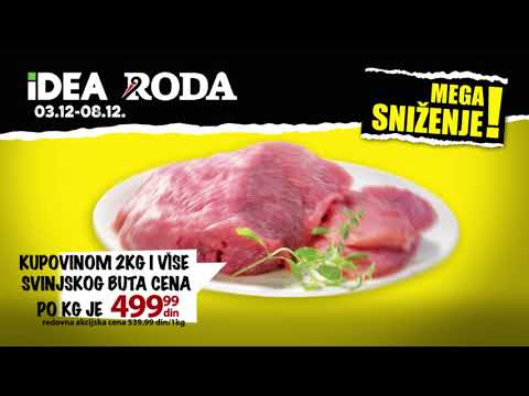 IDEA | Nedeljna ponuda 03.12 -08.12.2021.
