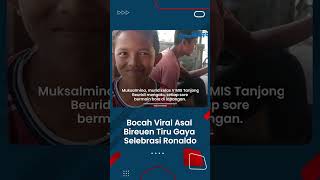 Muksalmina, Bocah Viral Asal Bireuen Tiru Gaya Selebrasi Siuuu Cristiano Ronaldo