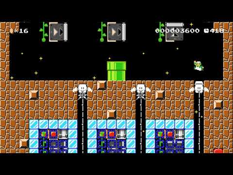 ★ON OFF Switch land★ by OZAX/おずさ 🍄 Super Mario Maker 2 #afe 😶 No Commentary