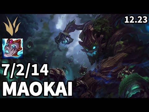 Maokai Jungle vs Gragas - KR Master | Patch 12.23
