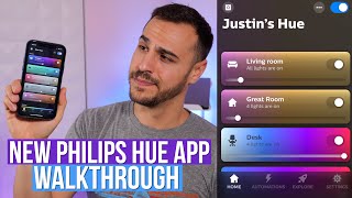 New Philips Hue App 4.0 Walkthrough - Update & Features Rundown