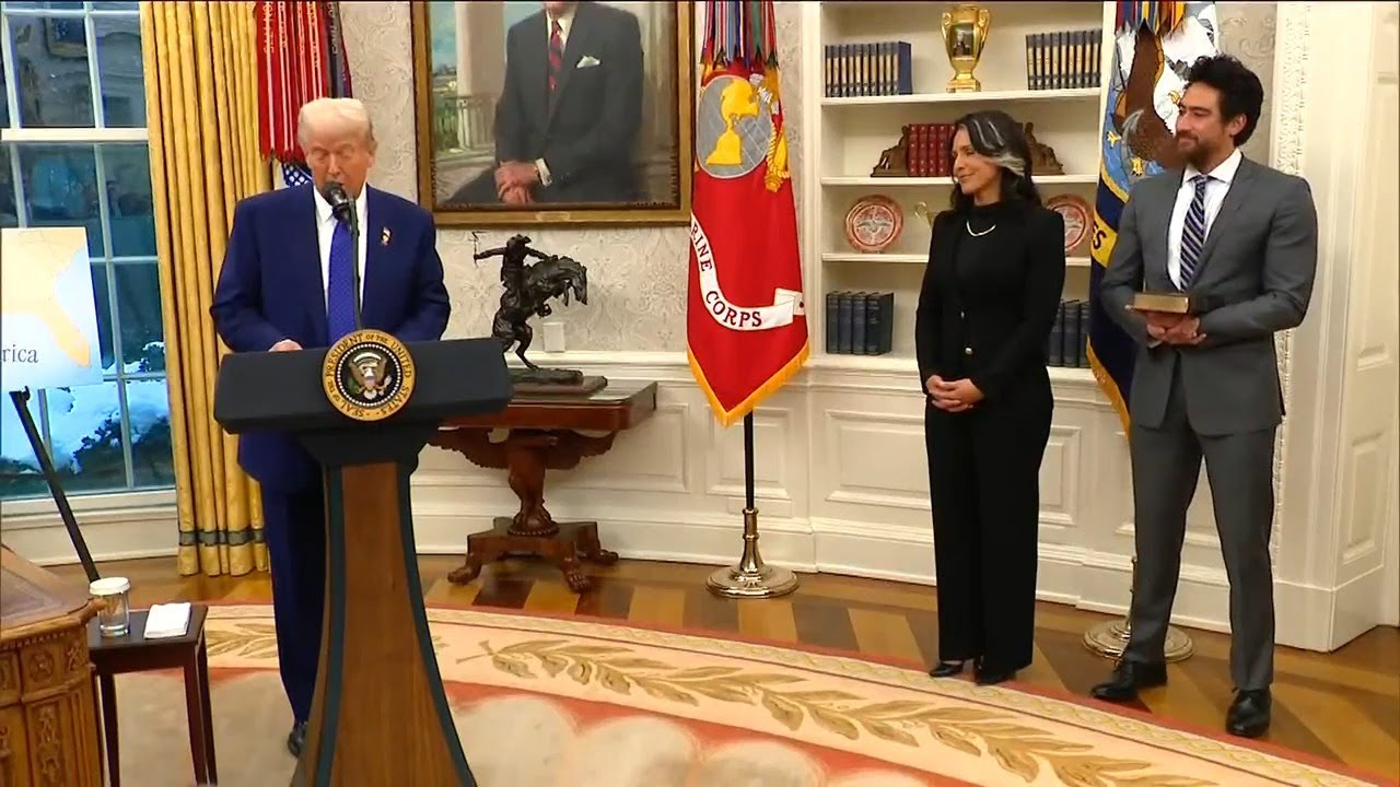 Tulsi Gabbard sworn in as director of national intelligence