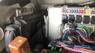 2004-2006 Nissan Armada ECU ECM Location