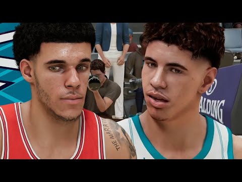 NBA 2K21 Lonzo Ball My Career Ep. 9 - Brother Showdown vs LAMELO BALL!