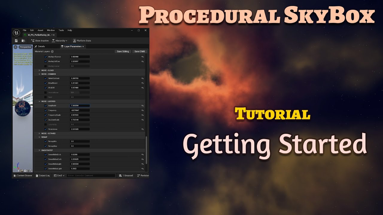 Getting Started with Procedural SkyBox  - Tutorial  |  Fab Unreal Marketplace