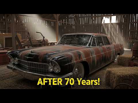 Thumbnail for Abandoned 1956 Continental Mark II  Will is Run again ? (ASMR Full Restoration) by Continental Mark II
