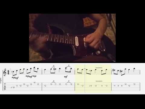 Spooky's Jump Scare Mansion Song (1000 Doors) - The Living Tombstone (Guitar Solo + TABS)