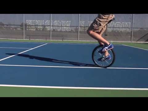 Mike Kuhl Rides A Unicycle and Juggles
