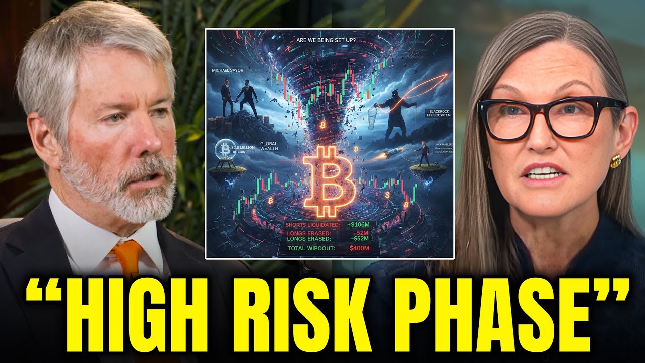 GET READY! The Most Dangerous Phase of Bitcoin Has Begun - Michael Saylor & Cathie Wood