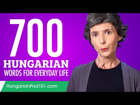 700 Hungarian Words for Everyday Life - Basic Vocabulary #35