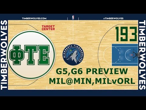 ΦΤΕ 193 - G5,G6 Preview MIL@MIN,MILvORL Giannis Antetokounmpo Μιλγουόκι Μπακς Γιάννης Αντετοκούνμπο