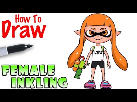 How to Draw Female Inkling | Splatoon - YouTube