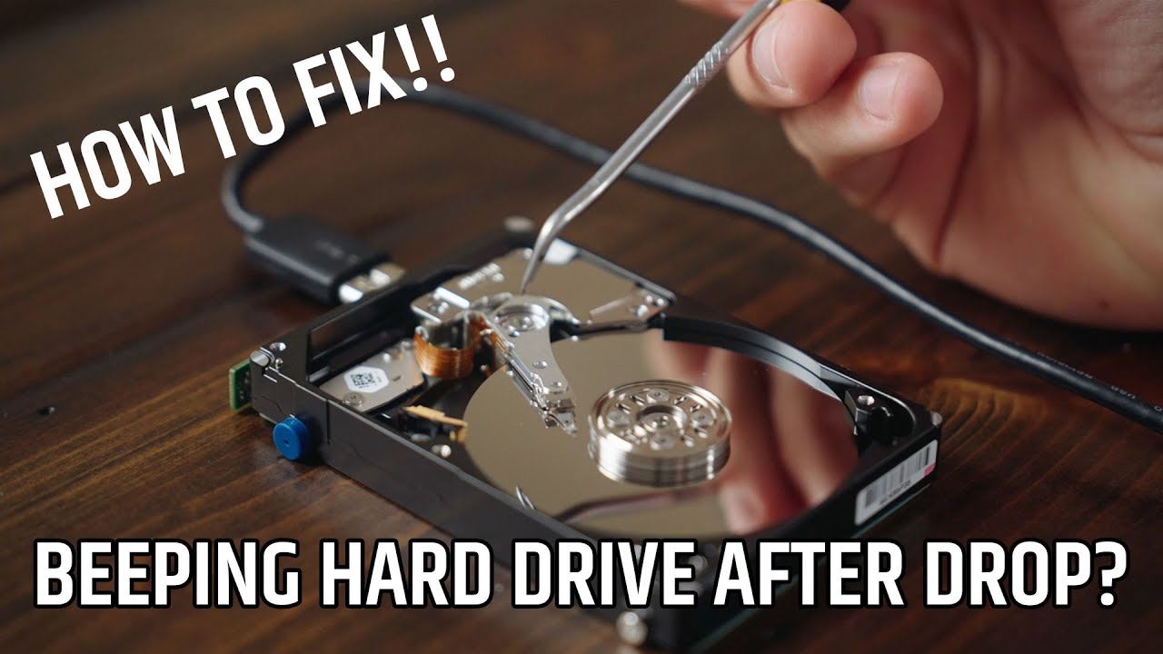 How to Fix Hard Drive Beeping/Not Showing Up after Dropping