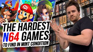 The HARDEST N64 Games to Find in Mint Condition CIB Nightmares!
