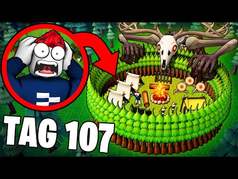 WIR ÜBERLEBEN 130 TAGE mit SICHERER BASIS TRICK in Roblox 99 Nights in the Forest