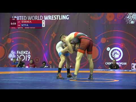 1/8 GR - 60 kg: A. SESKENS (LAT) v. A. SETTI (ITA)