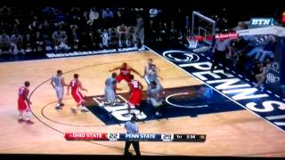 Sam Thompson Ohio State scores on tipped inbound