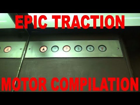 Epic Traction Elevator Motor Compilation!