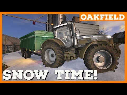 SELLING IN THE SNOW | Oakfield Farm E6 | Let's Play FS17